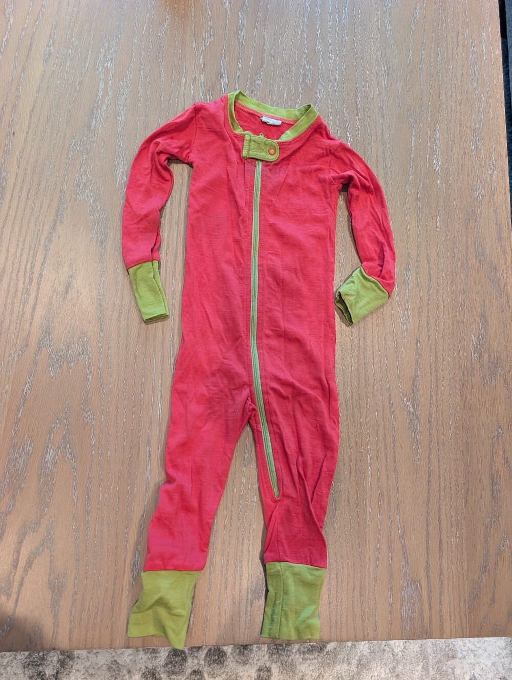 Wee Woolies 6-12 Month Zipper Sleeper 100% Merino Wool